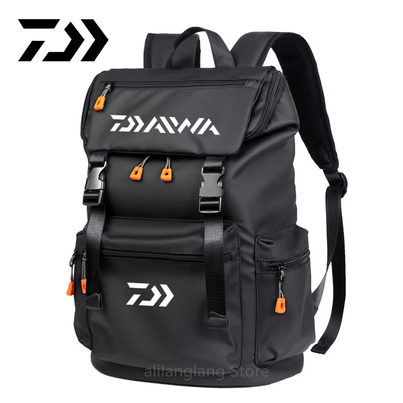 

Daiwa Travel Fishing Bag 2021 New Multifunctional High-quality Waterproof Fishing Backpack Hiking Zipper Outdoor Camping Backpa