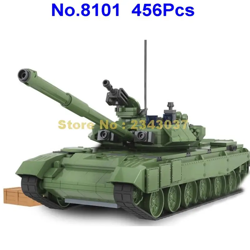 8101 456 шт. военный боевой танк Россия T90a морской герой строительный блок 2 игрушки |