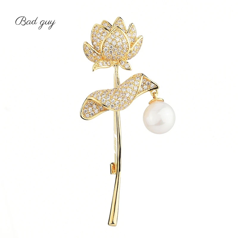 

Цветок Vitage, брошь, ювелирное изделие, цветок лотоса, циркониевая брошь, булавка для женской одежды, шарф, пряжка, аксессуары для одежды, ювели...