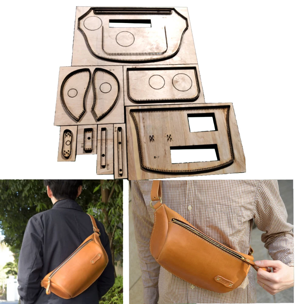 Кожаное ремесло для мужчин и женщин нагрудная сумка штамповочный нож