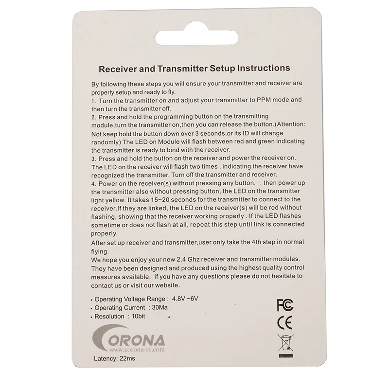 ресивер corona cr3dcr4dcr6dcr8d 24 ггц 3 канала 8 ка