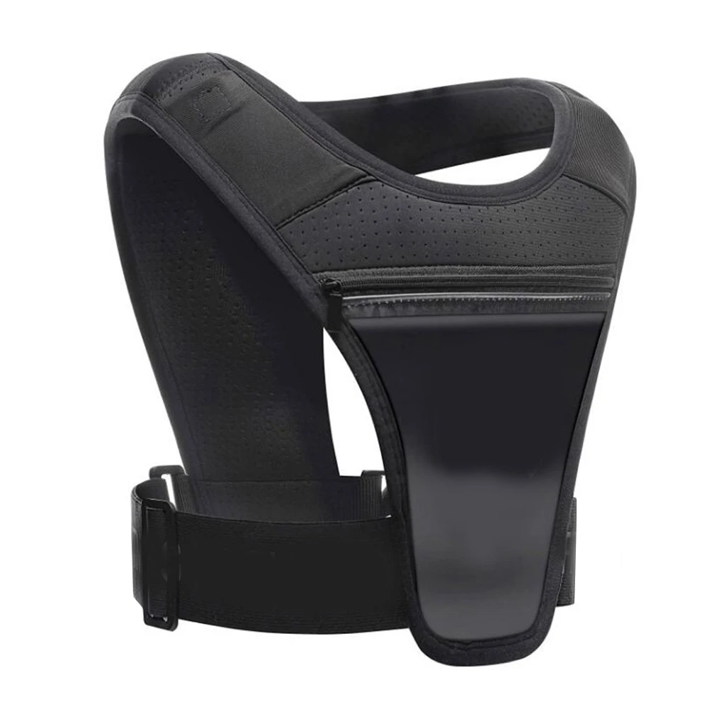 

Running Cycling Vest Bag Harness Outdoor Sports Fitness Waist Pack Chest Bag Reflective Night Jogging Mobile Phone Pouch