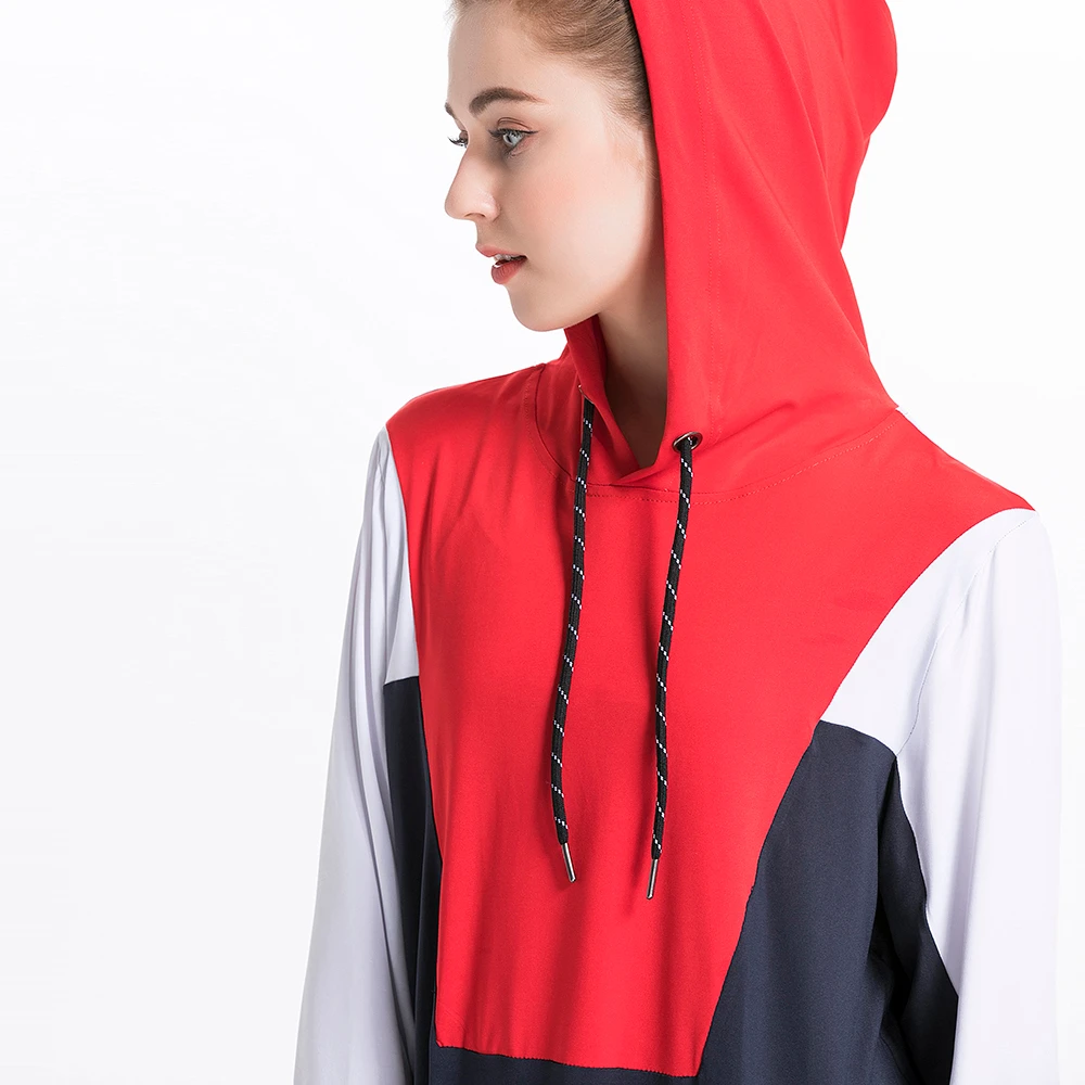 Новое исламское платье свитшот мусульманский спортивный костюм топ спортивная