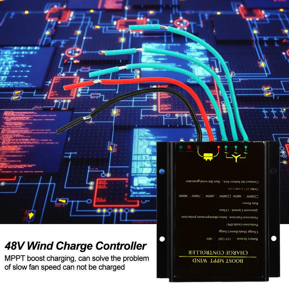 Практичный Контроллер заряда Безопасный светодиодный водонепроницаемый