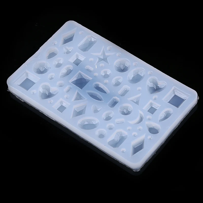 

Rectangle Resin Epoxy Molds DIY Craft Silicone Making Mold Decorative Jewelry Pendant Necklace Tool for Pottery Ceramic Supplies
