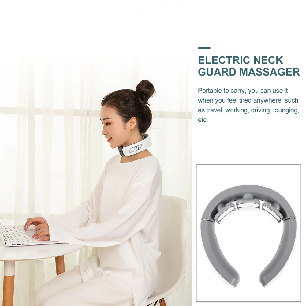 

1pc Intelligent Neck Massager Electric Charging Tool Vibration Massager