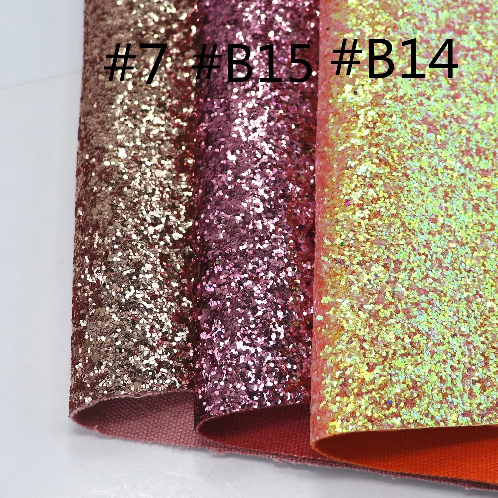 Однотонная объемная блестящая ткань 30x134 см в рулоне розовое золото фиолетовая