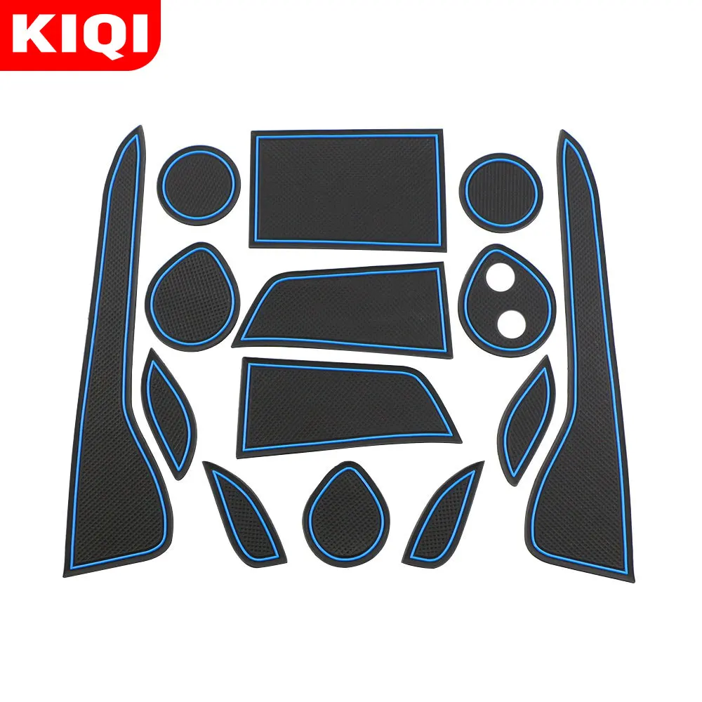 Car Anti Slip Gate Slot Pad Mat Non-slip Door Groove Mats for Toyota C-HR CHR C HR 2016 2017 2018 2019 Auto Accessories |