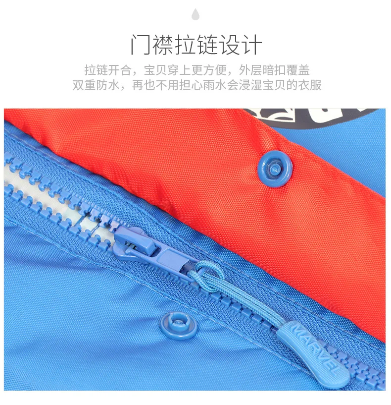 Высококачественный плащ дождевик из ткани Оксфорд с рисунком Человека паука