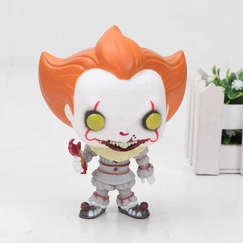 4933 1bag 18 см NECA Pennywise 1990 Стивен Кинг это Pennywise Джокер клоун neca Хищник Джокер фигурка игрушки куклы - Цвет: 4933 1bag