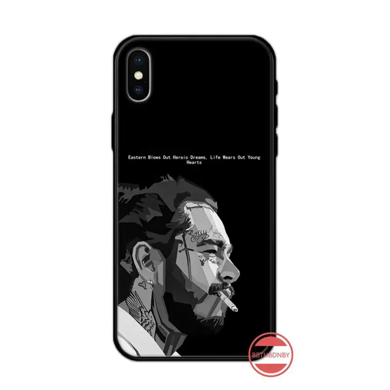 

Post Malone Beerbongs fashion pattern luxury Phone Case funda for iPhone 11 12 pro XS MAX 8 7 6 6S Plus X 5S SE 2020 XR