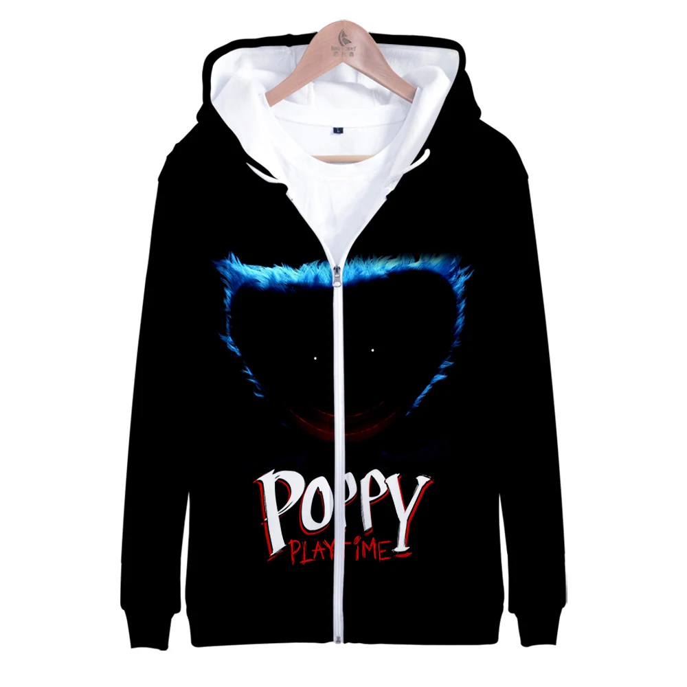 

Poppy Playtime 3D Prints Zipper Hoodies Women/Men Fashion Long Sleeve Hooded Sweatshirt Unisex Casual Streetwear Clothes