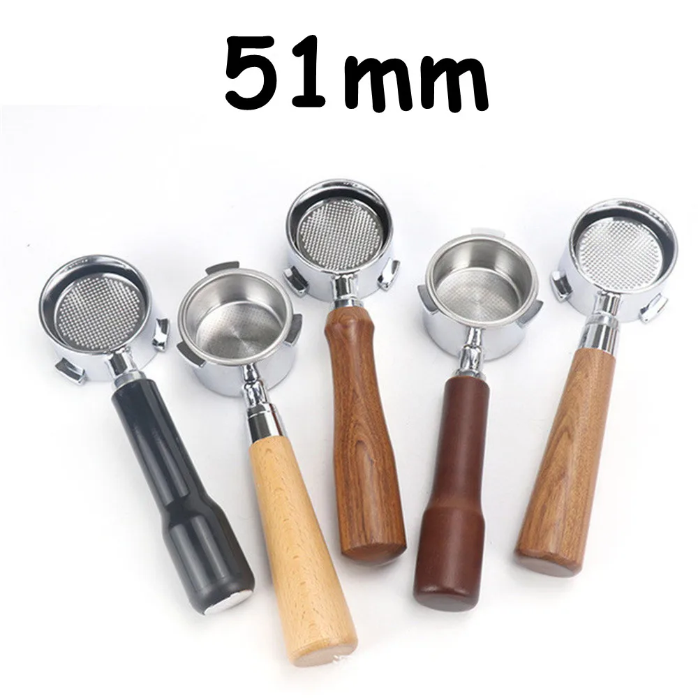 

Coffee Bottomless Filter For Delonghi eco310 ecp35.31 EC680 51MM Replacement Filter Basket Coffee Accessories Cafe For barista
