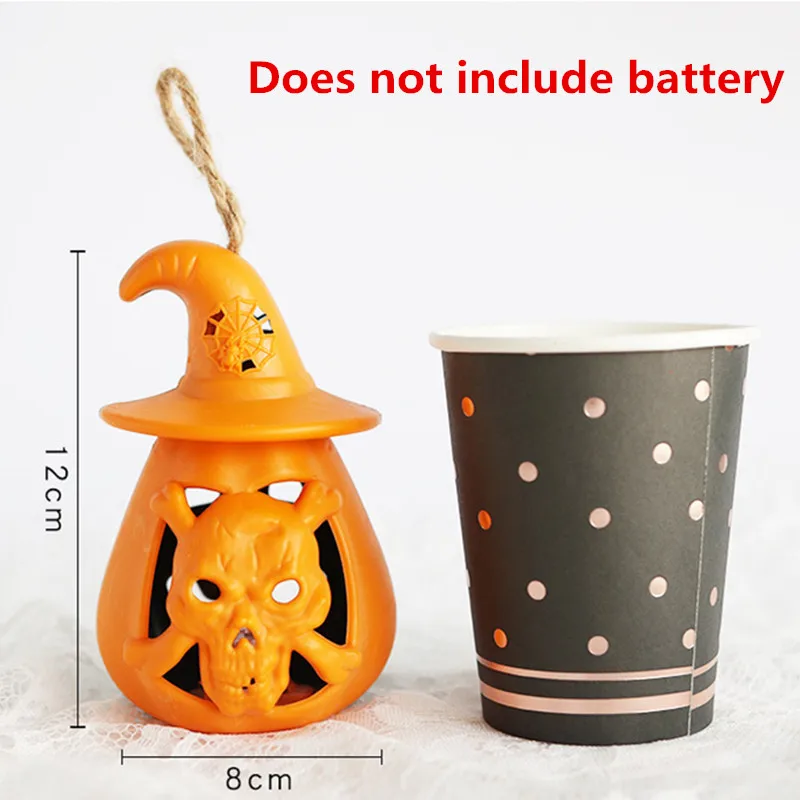 Halloween Pumpkin LED Light Pony Lantern Decoration Prop Bar Oil Lamp for Kid Event Party Decor Supplies Tree Ornament | Дом и сад