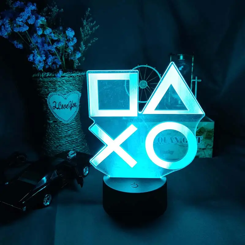 Настольная лампа для игровой комнаты декоративный светодиодный ночник на стол