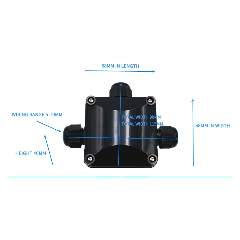 Авиационная Водонепроницаемая электрическая распределительная коробка IP68