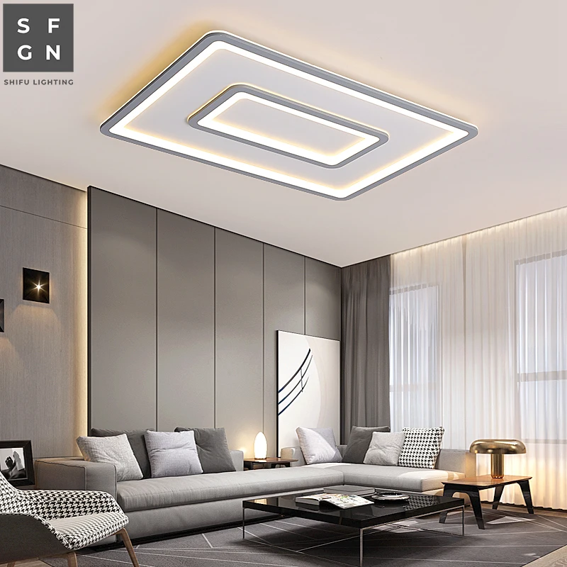 Светодиодный потолочный светильник ультра тонкий 5 см домашний современный для