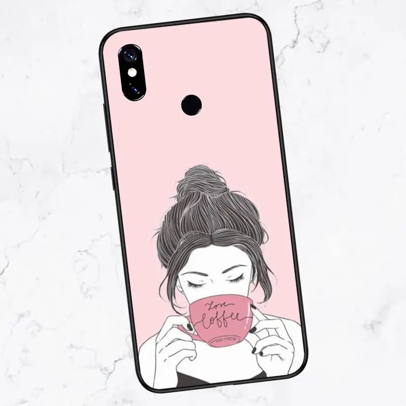 

Coffee Girl OK but First Phone Case For Xiaomi Redmi 7 8 9t a3Pro 9se k20 mi8 max3 lite 9 note 9s 10 pro