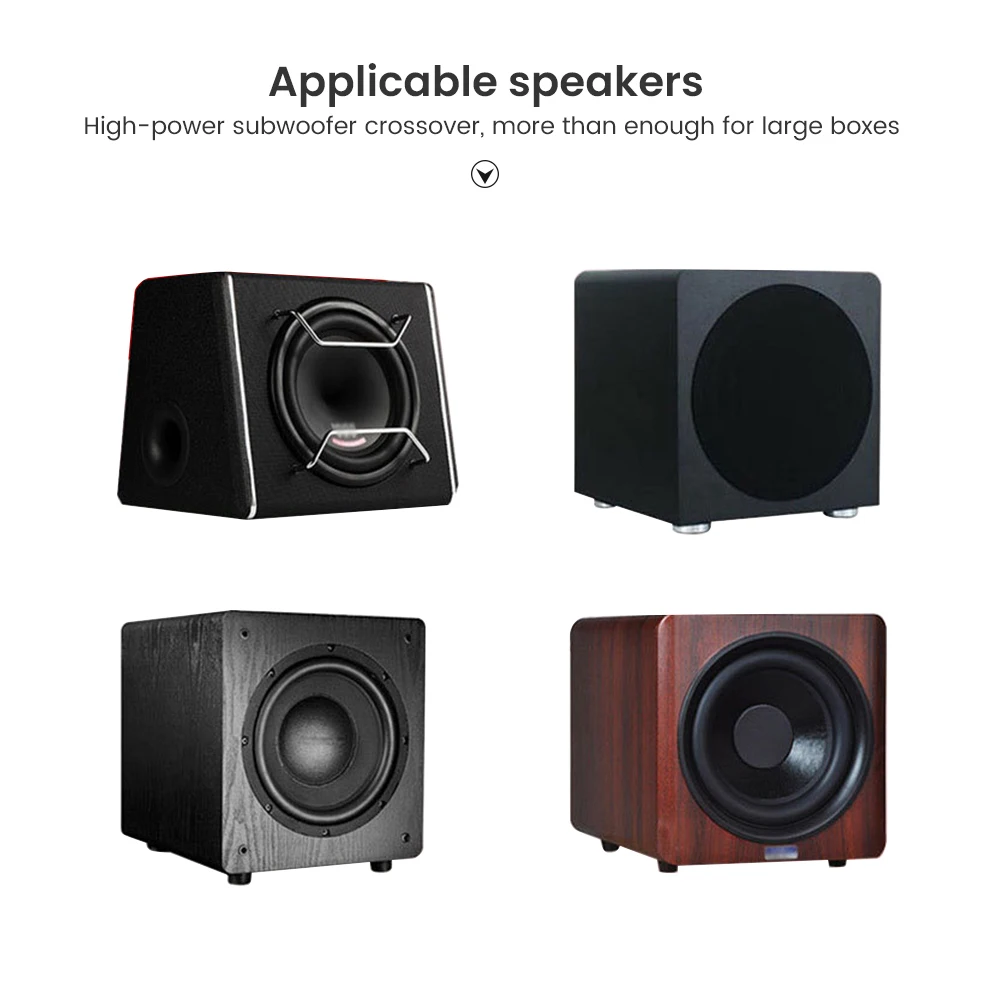 AIYIMA 500 Вт сабвуфер делитель частоты профессиональный бас фильтр для домашнего