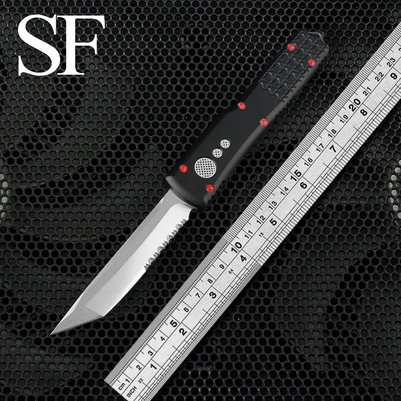 Высокопрочный нож SF 70X85 лезвие D2 алюминиевая ручка для кемпинга выживания