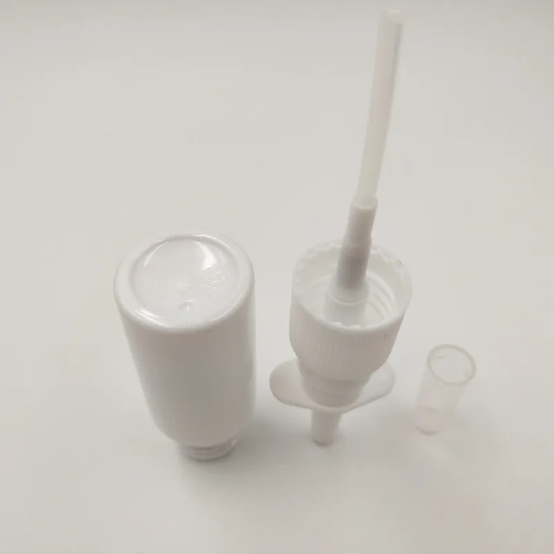 

Free Shipping 50sets 15ml Empty White Nose Mist Sprayer Bottle with Nasal Atomizer, Fine Nasal Spray Bottle