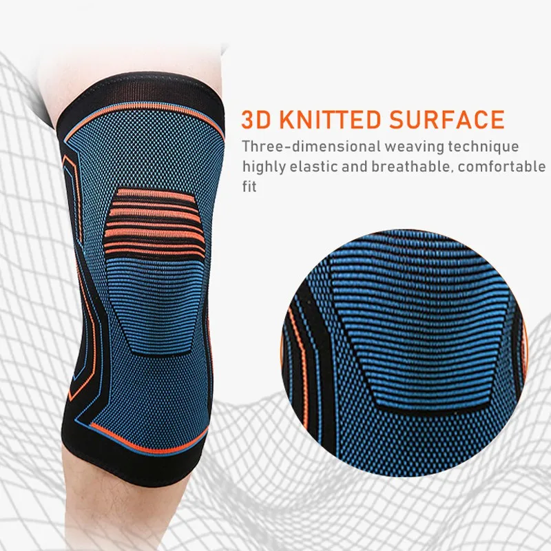 Наколенники эластичные дышащие для баскетбола бадминтона бега походов 1