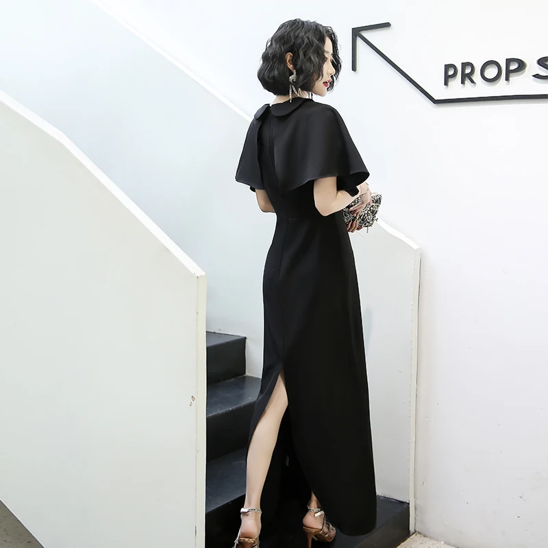 Новинка вечернее платье большой размер 3XL накидка рукав женское китайское