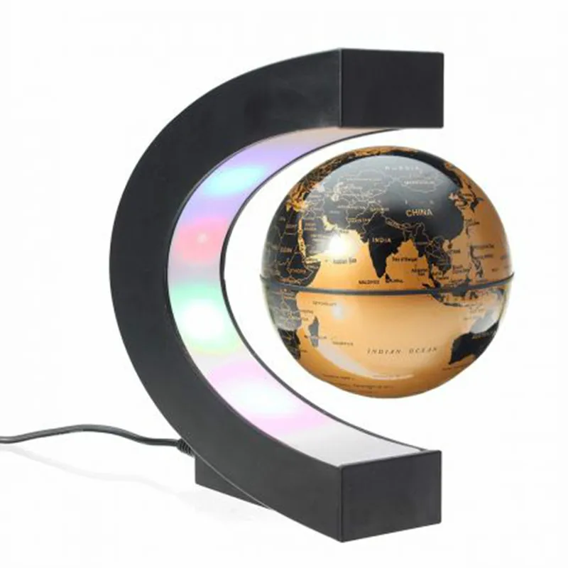 Магнитный левитационный шар 6 дюймов светящийся самовращающийся декор подарок