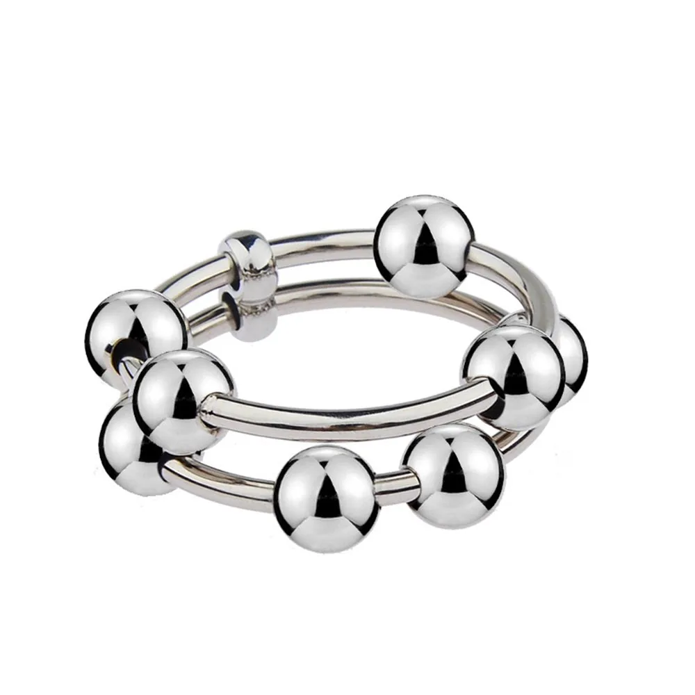 Мужской пенис из нержавеющей стали Пенис с задержкой эякуляции кольца для мужчин