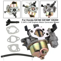 carburetor carb fit for honda gx160 gx168f gx200 5 5hp 6 5hp fuel pipe gasket engine carburetor for motoblock dropshipping