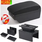 Универсальный подлокотник для автомобиля, двухслойный, с отделением для хранения, с подстаканником, пепельницей, USB-интерфейсом, зарядка Ca