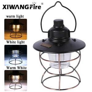 portable retro lantern 2700 6000k color temperature usb rechargeable flashlight 4 hours long battery life with power bank free global shipping