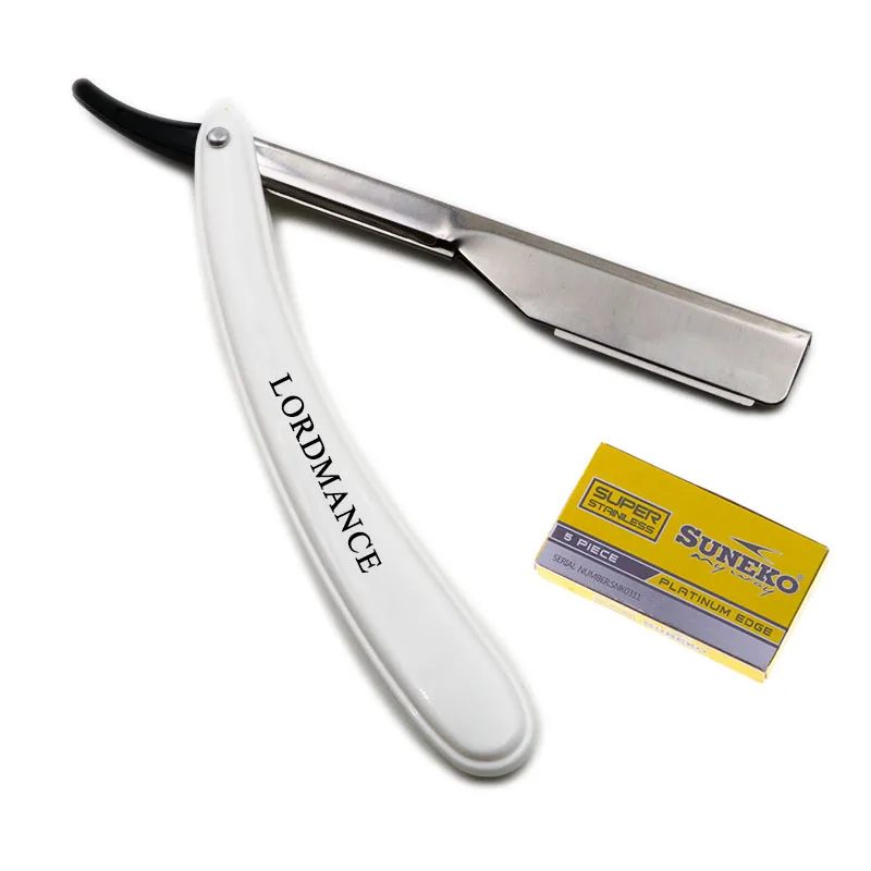 Бритвы SUNEKO мужские с прямыми лезвиями складной нож для бритья инструменты