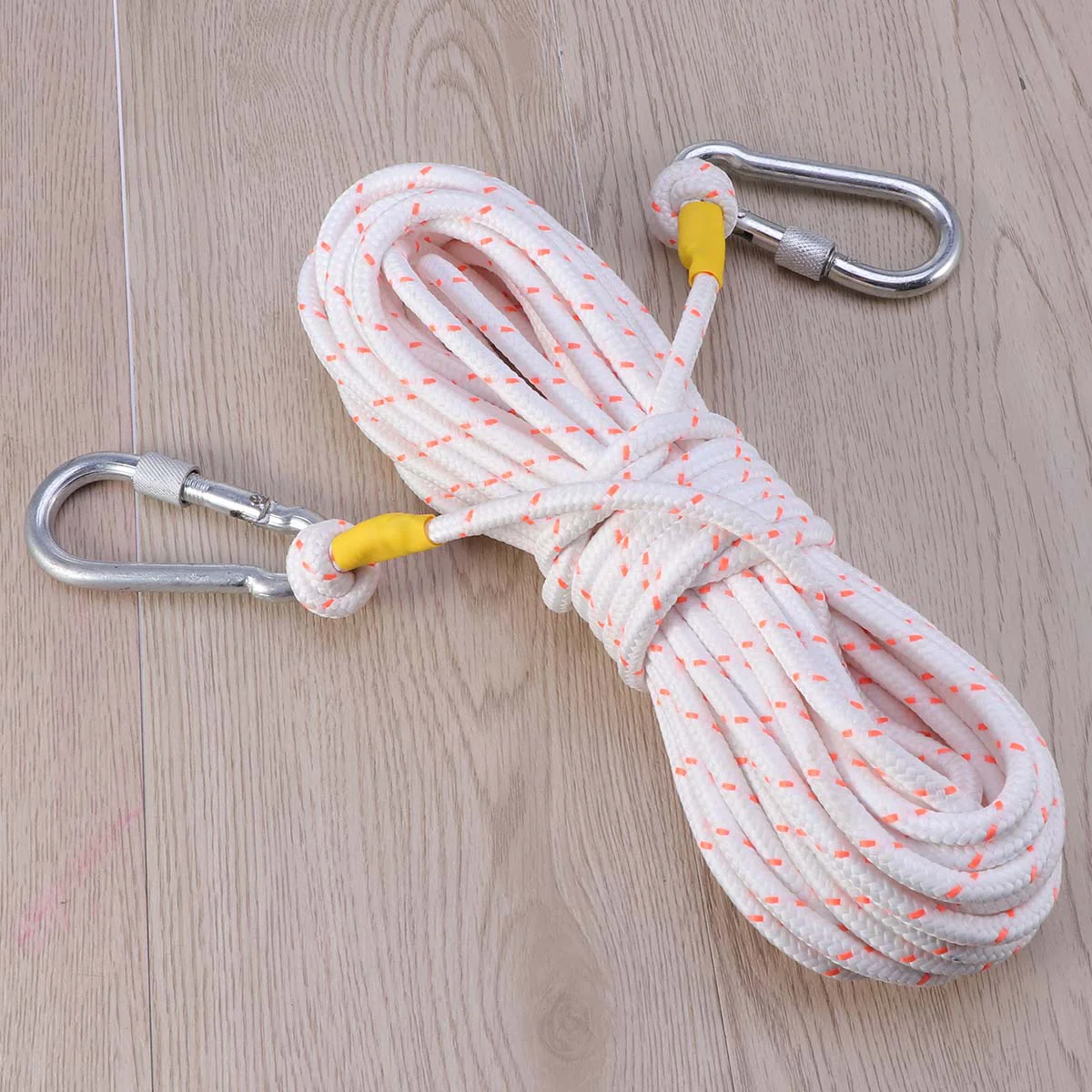 

10 м, строительный трос, страховочный трос для альпинизма, для операций на большой высоте (с двумя крючками)