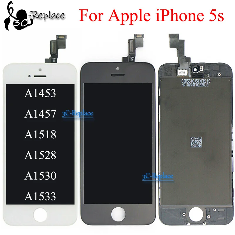 Высокое качество AAA 4 0 &quotдля Apple iPhone 5s A1453 A1457 A1518 A1528 глобальной сенсорный экран