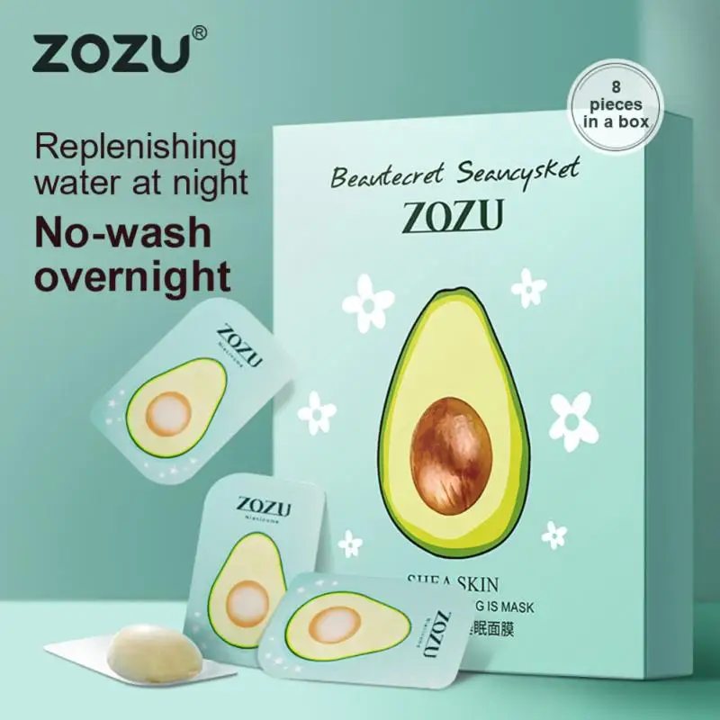 

8 шт./компл. маска для пудинга с маслом Ши глубоко увлажняющая сужающая поры осветляющая кожу тон без чистоты Женская TSLM1