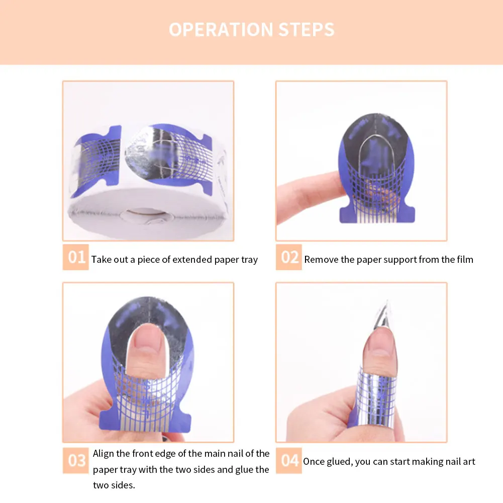 

Nail Form Nail Extender Nail Extension Tips Professional Nail Extension Guide Stickers Acrylic Gel Manicure Nail Art Tools