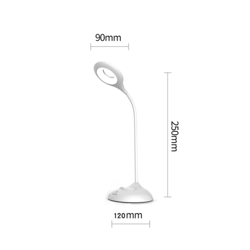 

LED USB Adjustable Multifunctional Standing Table Lamp with Phone Holder Eye-protection Reading Lamp Household DU55