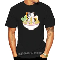kawaii anime cats shirt japanese ramen noodles for women men new funny tee shirt