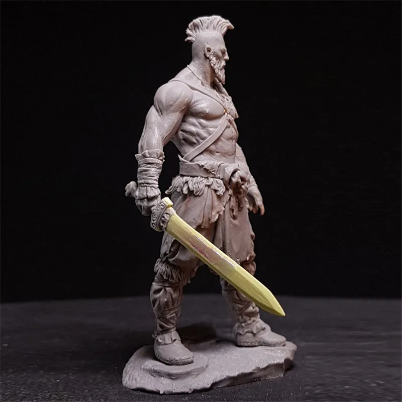 Фигурка из смолы 1/24 Масштаб Модель комплект Hagbard Warrior сборка модель набор