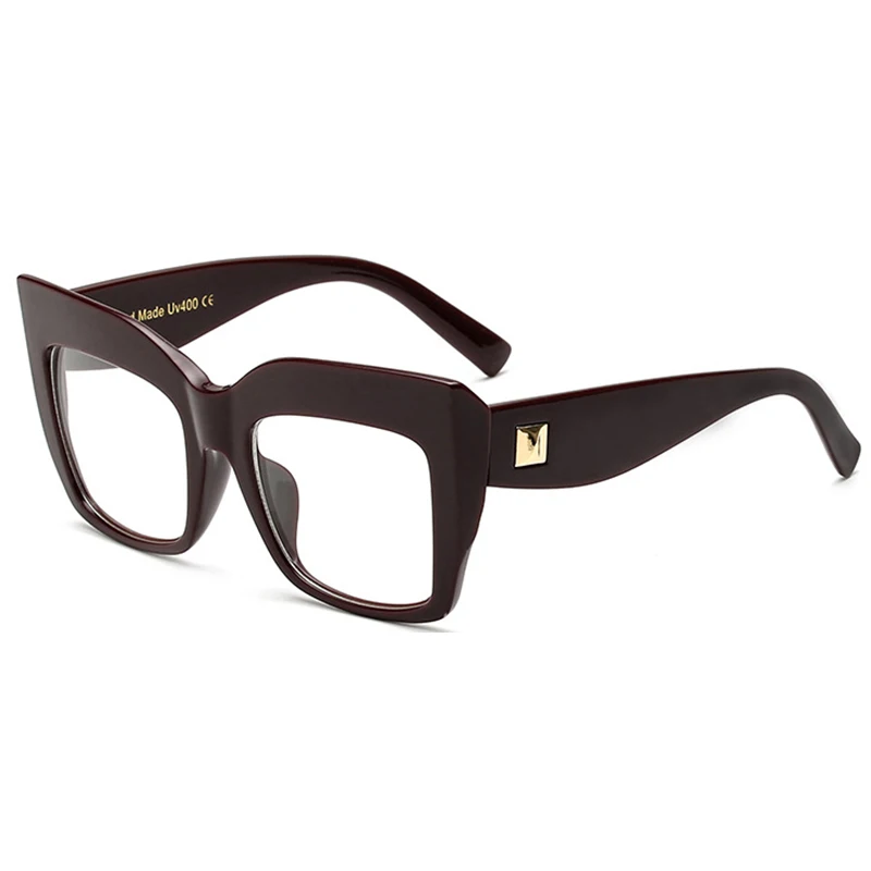 

IVSTA Oversized Glasses Frame Women Fashion Lady Big Large Myopia Prescription Eyeglasses Vintage Glasses Steampunk Retro 08205