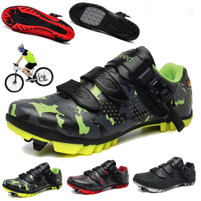 

Men Cycling Shoes Breathable Self-Locking MTB Shoes Mountain Bike Shoes Women Bicycle Racing Sneakers zapatillas ciclismo mtb