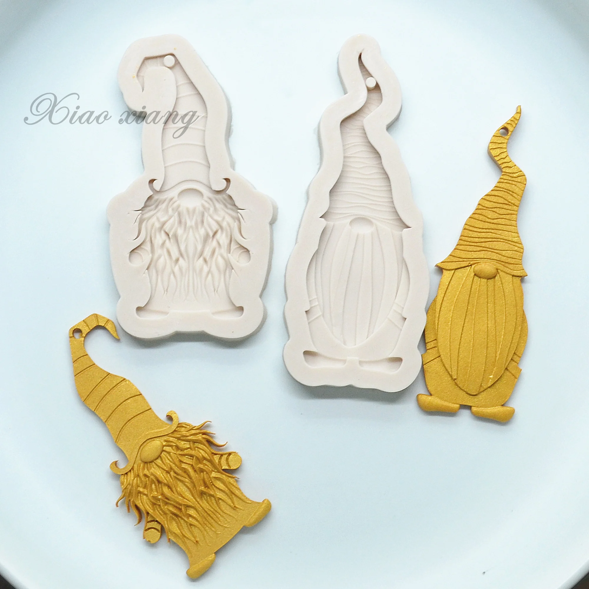 2 шт. Санта голова силиконовая форма инструменты для украшения Рождественского