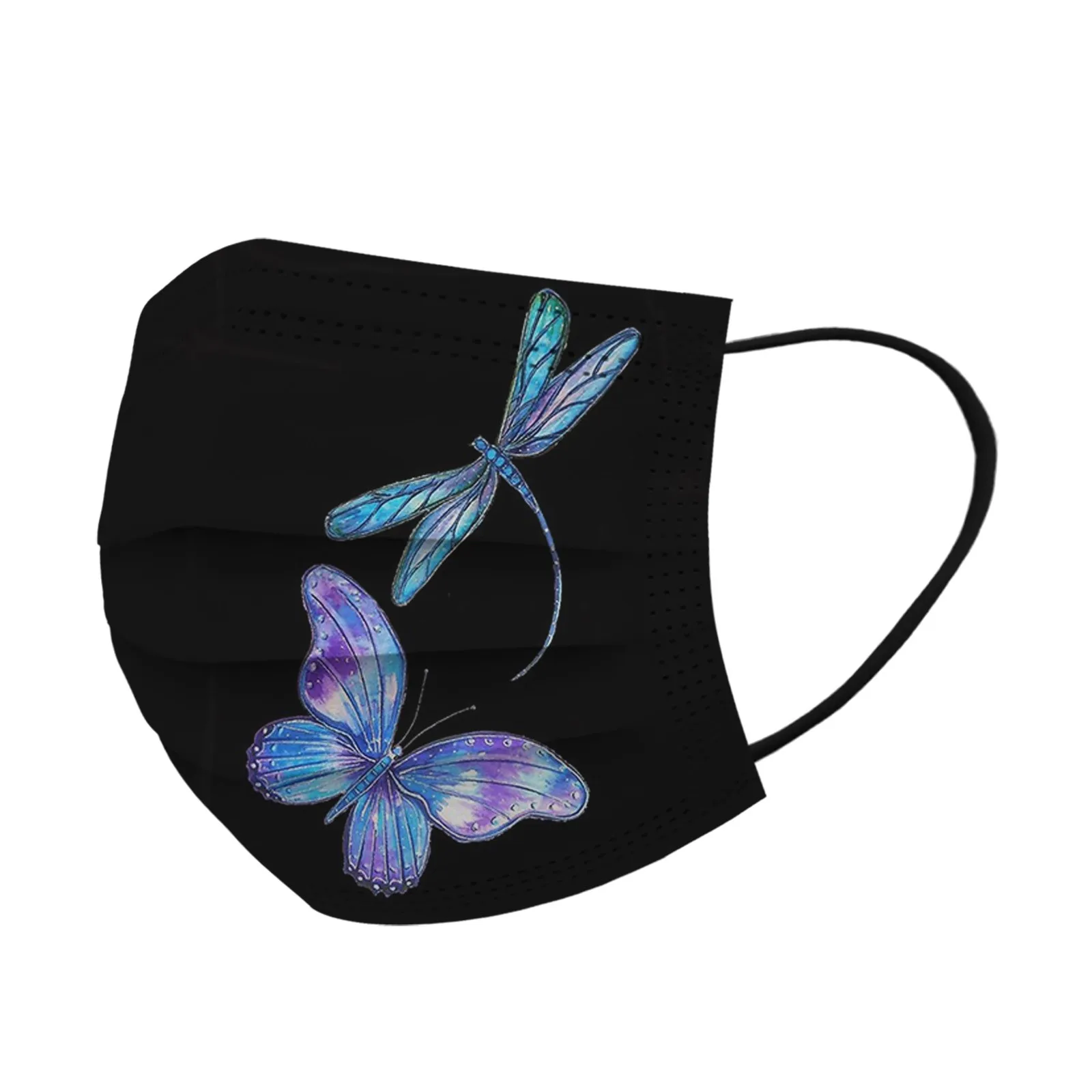 

10 PC Adult Digital Printing Three Layer Protective Breathable Mask Mascarillas Desechables Adultos Mujer