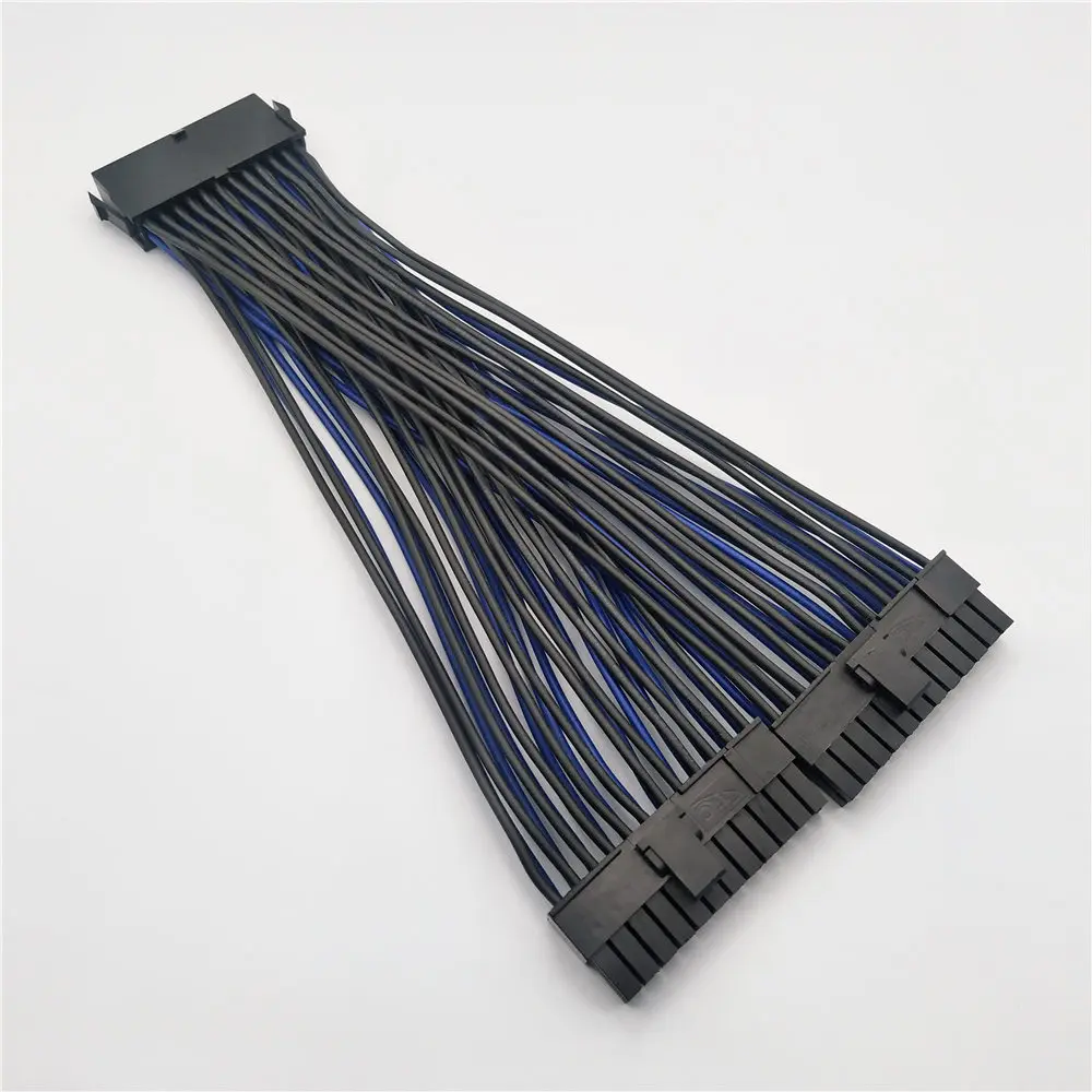 

24Pin ATX 1 to 2 Power Supply Extension Cable 24P PSU Power Port Multiplier 24 Pin Male to Female Port Y Splitter Cable