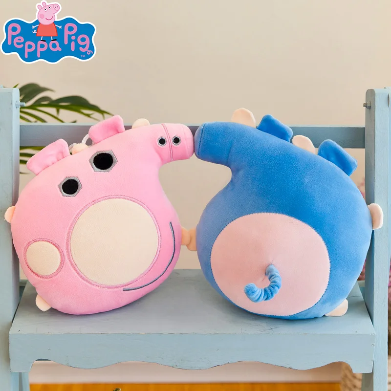 Подлинная плюшевая игрушка Свинка Пеппа подушка розовая свинка забавная мягкая
