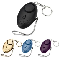 130db self defense alarm personal security protect alert safety scream mini keychain with led lights for women kids girls boys