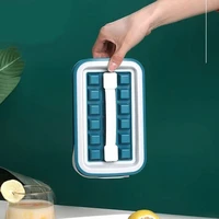 ice ball maker bottle foldable diy ice hockey kettle cubic container ice cube tray 2 in 1 multi function bar kitchen tool 2021
