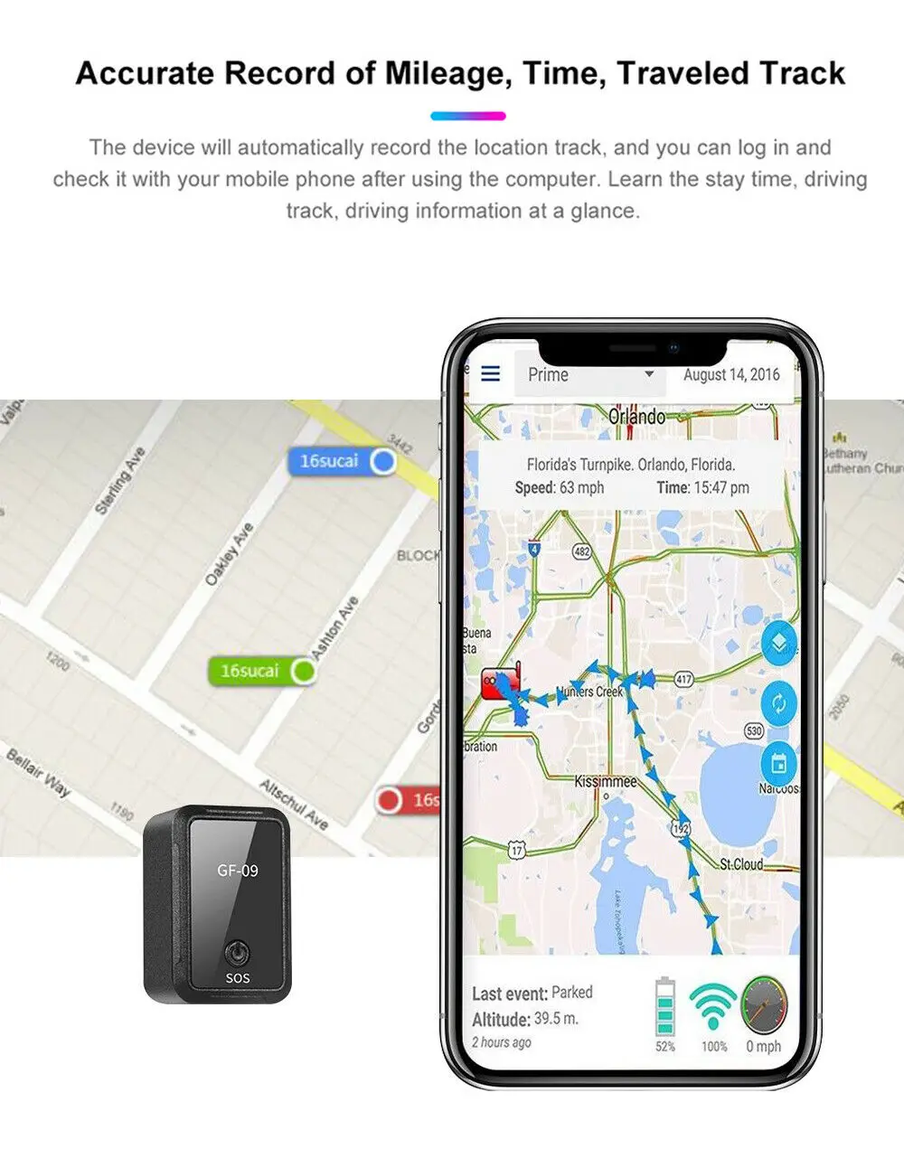 Мини-Gps-локатор GF09 сильный магнитный трекер для пожилых людей детей домашних