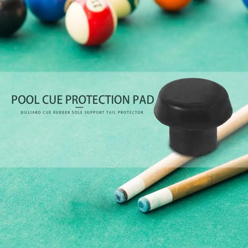10 шт./компл. чехол с резиновой заглушкой для низа бильярдного кия отличные и